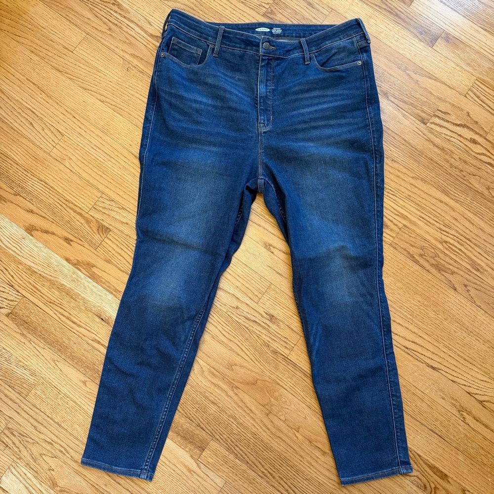 Old Navy Women's Dark Blue Skinny Jeans